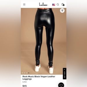 Lulu’s Faux Leather Leggings